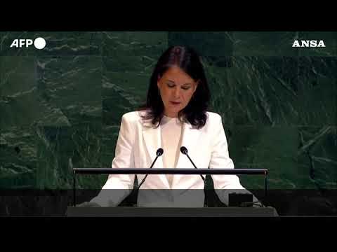 Annalena Baerbock e’ la nuova presidente dell’assemblea generale dell’Onu