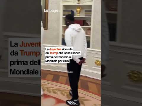 La Juventus ricevuta da Trump alla Casa Bianca prima dell’esordio al Mondiale per Club