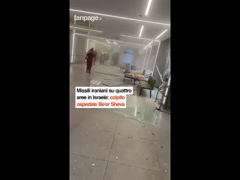 Missili iraniani su quattro aree in Israele: colpito ospedale Be’er Sheva