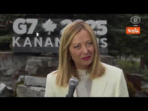 G7 Canada, Meloni: L’arma nucleare in mano all’Iran è una minaccia per tutti noi