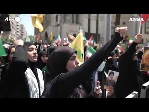 Medio Oriente, venerdi’ di protesta pro-Iran e Gaza e contro Israele