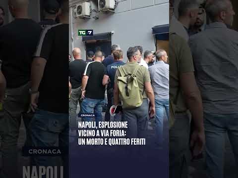 Napoli, esplosione vicino a via Foria: un morto e quattro feriti