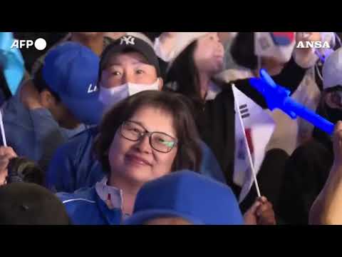 Corea del Sud, i sostenitori di Lee esultano alla conferma della vittoria