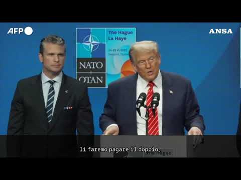 Trump: “Impegno del 5% Pil per difesa e’ una vittoria per gli Usa”