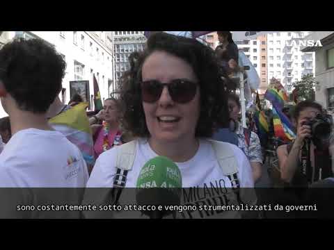 Milano Pride 2025, gli organizzatori: “Siamo 350mila”