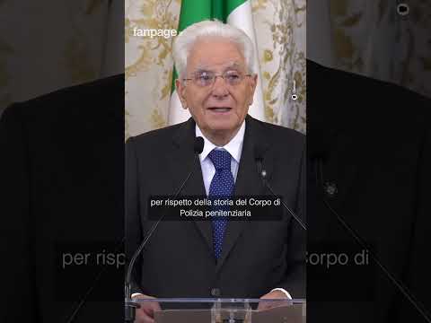 Mattarella: “Fermate i suicidi in carcere, è un’emergenza sociale”