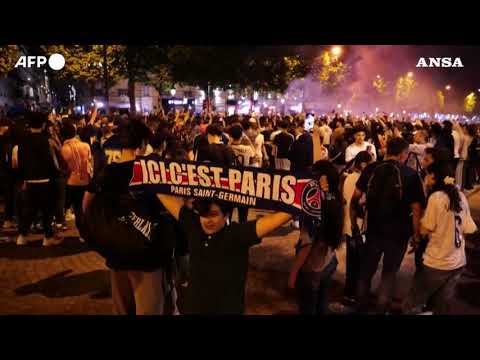 Finale Champions, la festa a Parigi per il trionfo del Psg