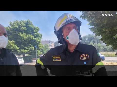 Caprarelli: “Sotto controllo l’incendio all’ateneo di Viterbo”
