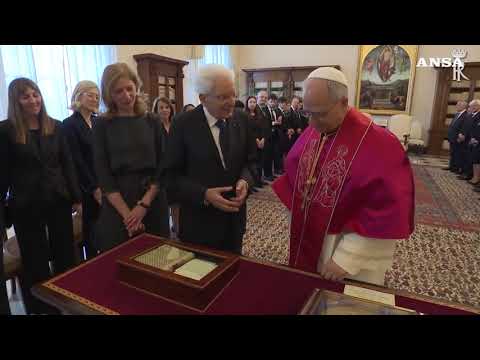 Vaticano, Papa Leone riceve Mattarella