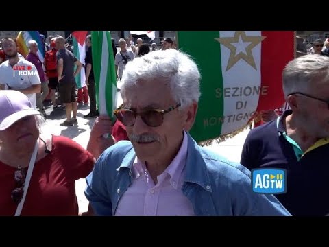 Corteo per Gaza, D’Alema: «Sospendere gli accordi con Israele»