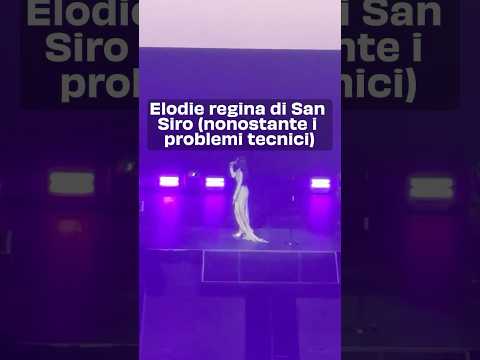 Il primo stadio di Elodie è stato uno show quasi perfetto, a parte un piccolo problema tecnico