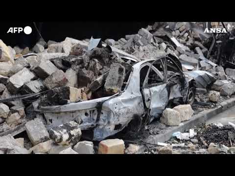 Incendi terrificanti e vittime: le immagini degli attacchi russi su Odessa
