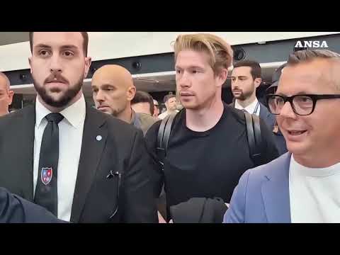 Napoli, De Bruyne a Roma per le visite mediche