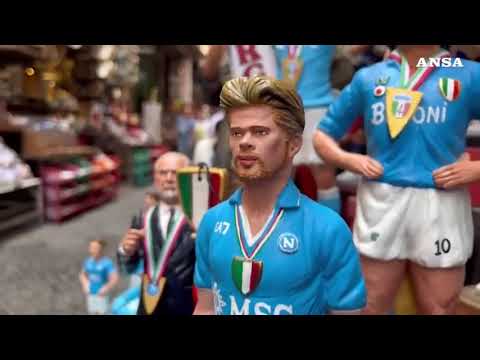 Calcio, De Bruyne gia’ a Napoli… ma per ora sul presepe