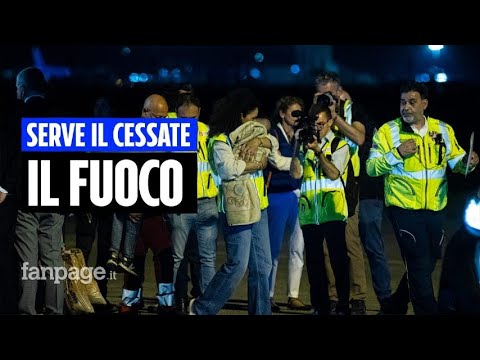 Primo giorno in Italia per i bambini feriti a Gaza. La comunità palestinese: “Cessare il fuoco”