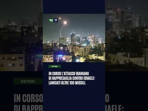 In corso l’attacco iraniano di rappresaglia contro Israele: lanciati oltre 100 missili