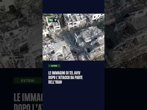 Le immagini di Tel Aviv dopo l’attacco da parte dell’Iran