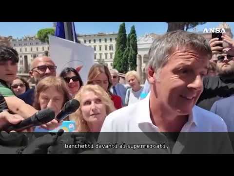“Giorgia quanto ci costi”, il volantinaggio di Italia Viva a Roma