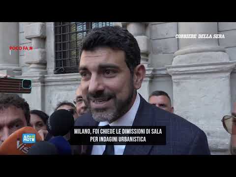 Protesta a Milano, chieste le dimissioni del sindaco Sala per l’inchiesta urbanistica. La diretta