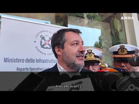 Salvini: “Su Open Arms c’e’ chi non si rassegna, andiamo avanti”