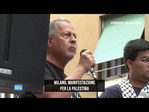 Milano, manifestazione per la Palestina
