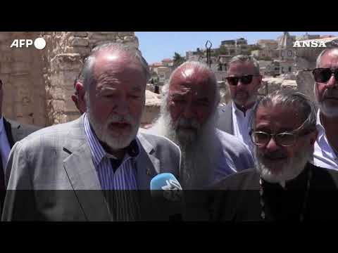 L’ambasciatore Usa visita villaggio cristiano in Cisgiordania