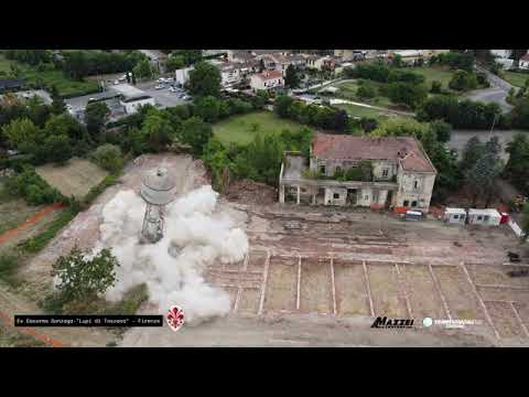 Il video della demolizione dell’ex caserma Lupi di Toscana