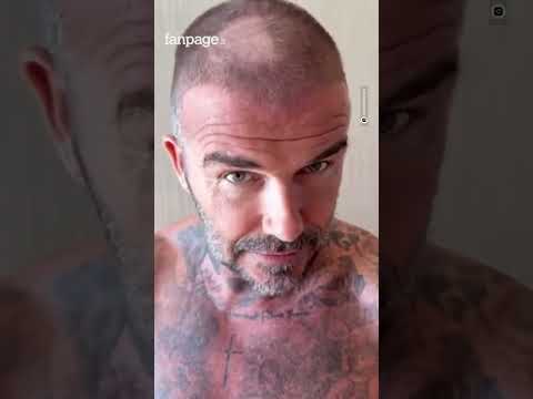 Beckham sbaglia la rasatura dei capelli e la moglie Victoria lo prende in giro