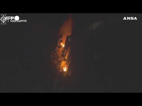 Ucraina, attacchi russi nella notte su Odessa e Cherkasy