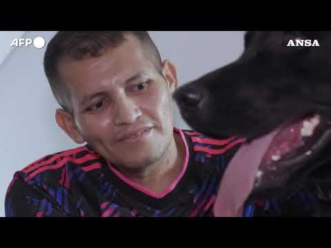 Colombia, pet therapy: i cani aiutano i soldati feriti in ospedale