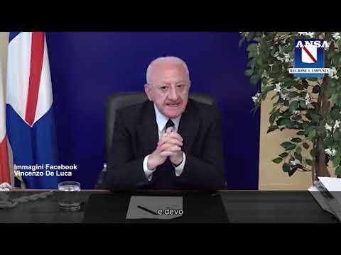 De Luca: “Diamo la Campania a chi non ha fatto nulla in 10 anni”
