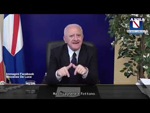 De Luca: “In Campania nulla e’ chiuso, faro’ operazione verita’”