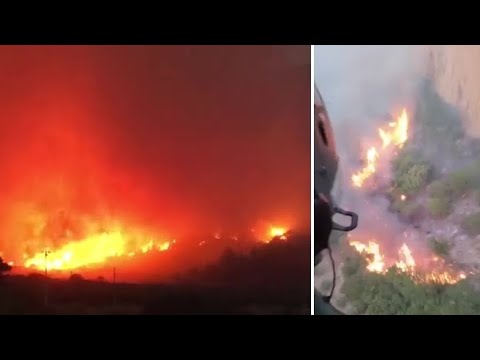 Sicilia, in fiamme la riserva naturale dello Zingaro
