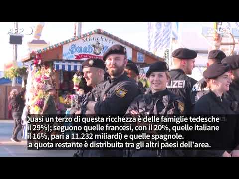 Sale la ricchezza degli europei, le famiglie italiane tra le piu’ solide