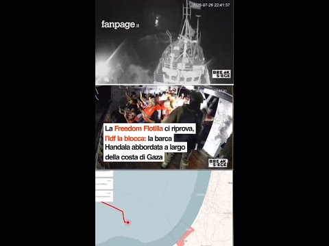 La Freedom Flotilla ci riprova, l’Idf la blocca: la barca Handala abbordata a largo della costa di G