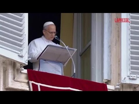 L’appello di Papa Leone XIV per Gaza in Piazza San Pietro: «I civili sono schiacciati dalla fame»