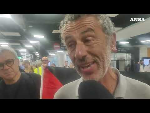 Flotilla, Antonio Mazzeo e’ rientrato in Italia