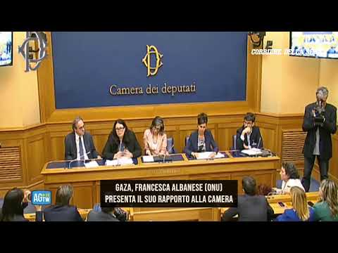 Francesca Albanese alla Camera