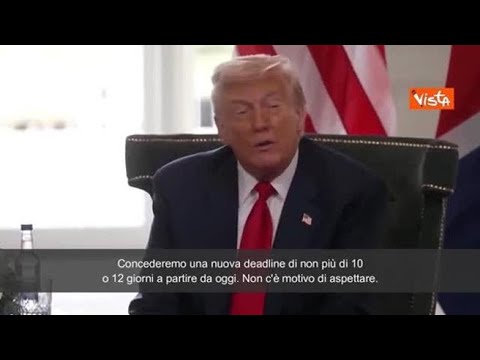 Guerra Ucraina, Trump: “Nessun progresso, daremo nuova deadline di non più di 12 giorni”