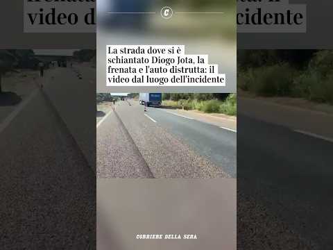 La strada dove si è schiantato Diogo Jota, la frenata e l’auto distrutta: il luogo dell’incidente