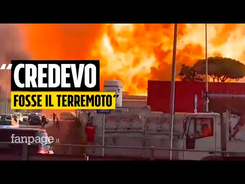 Esplosione a Roma, un testimone: “Il boato, il calore, poi la finestra mi è finita in testa”