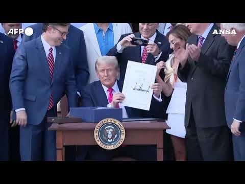 Stati Uniti, tasse e spesa pubblica: Trump firma il “Beautiful Bill”