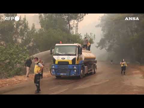 Siria, terzo giorno di incendi sulle montagne del distretto Latakia
