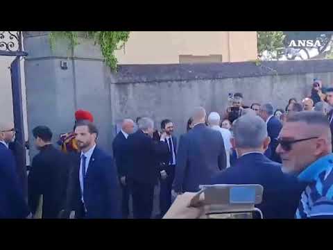 Castel Gandolfo, il Papa arriva a Villa Barberini