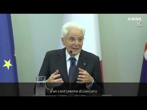Mattarella: “Ue per la pace, sia modello per il mondo”