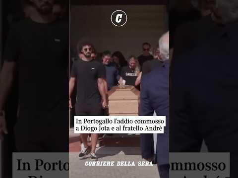 Il Portogallo l’addio commosso a Diogo Jota e al fratello André #shorts #news