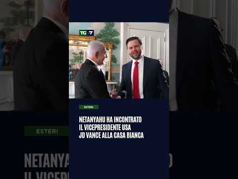 Netanyahu ha incontrato il vicepresidente usa JD Vance alla casa bianca