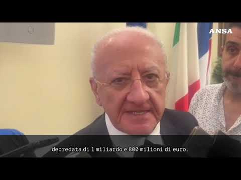 Campi flegrei, De Luca: “Seguiamo attentamente la situazione”