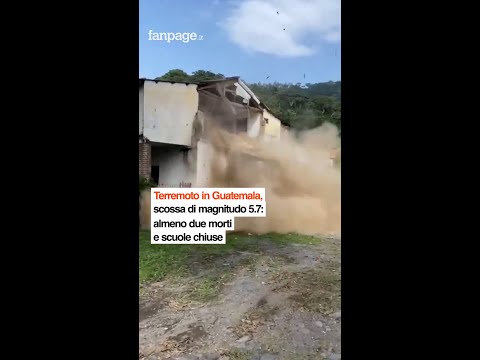 Terremoto in Guatemala, scossa di magnitudo 5.7