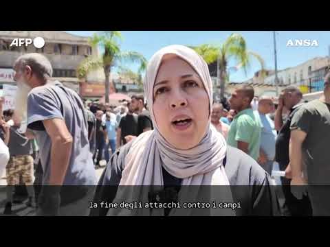 Cisgiordania, le proteste contro le demolizioni dell’esercito israeliano